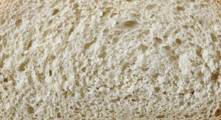 White bread background and texture