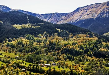 landscape in the mountains