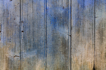 Distressed blue wood texture - 308792982