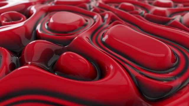 Abstract wavy dynamic surface