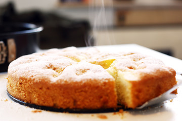 warmer apfelkuchen