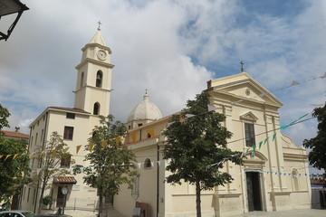 Fototapeta na wymiar Kirche von Lanusei, Ogliastra, Sardinien