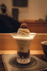 モンブランパフェ