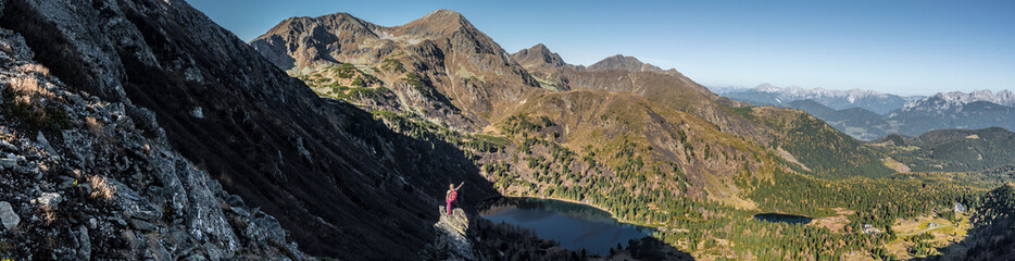 Bergwandern im Herbst