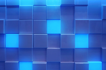 Abstract image of geometric squares