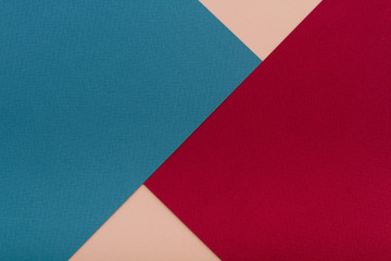 Abstract geometric сolor paper texture background. Trend colors.