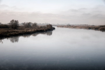 Fototapeta premium morning on the river