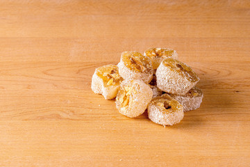 Traditional Turkish Delight with Walnuts