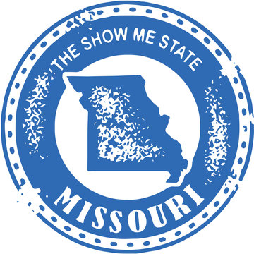 Vintage Missouri USA State Stamp