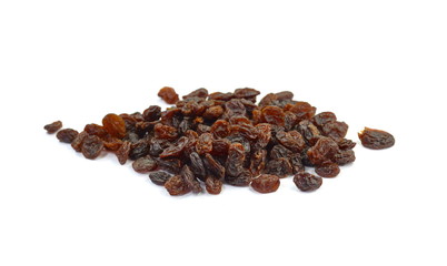 Obraz premium raisins isolated on white background