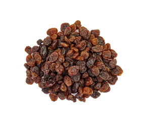 raisins isolated on white background