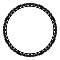 Rounded frame simple black white stamp put text decor vintage theme simple single. Part Art web sign lace icon style copy space blank empty card label badge Kite rays oval wave curl shape swirl lines