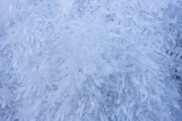 abstract winter background with snow cristals