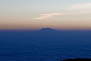 Fototapeta premium sunset in mountains