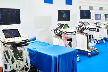 Medical ultrasound devices on exhibition