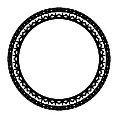 Rounded frame simple black white stamp put text decor vintage theme simple single. Part Art web sign lace icon style copy space blank empty card label badge Kite rays oval wave curl shape swirl lines