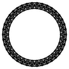 Rounded frame simple black white stamp put text decor vintage theme simple single. Part Art web sign lace icon style copy space blank empty card label badge Kite rays oval wave curl shape swirl lines