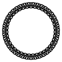 Rounded frame simple black white stamp put text decor vintage theme simple single. Part Art web sign lace icon style copy space blank empty card label badge Kite rays oval wave curl shape swirl lines