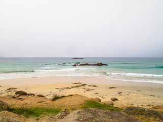 La Lanzada beach in Pontevedra