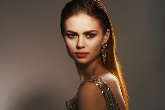 beautiful woman charm luxury model
