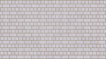 Background texture of rectangular and square shaped white tiles.