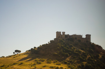 Obraz premium Views of Spain from the train window