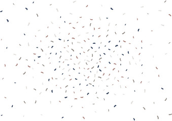 Festive color ribbon confetti background. Abstract frame confetti texture for holiday, postcard, poster, website, carnivals, birthday and children's parties. Cover confetti mock-up. Wedding card