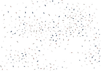 Festive color ribbon confetti background. Abstract frame confetti texture for holiday, postcard, poster, website, carnivals, birthday and children's parties. Cover confetti mock-up. Wedding card