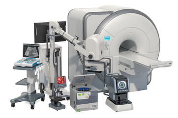 Medical diagnostic and research in equipments, 3D rendering