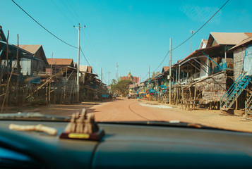 Floating Village in Cambodia Kampong Phluk Pean Bang, Tonle Sap Lake