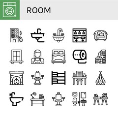 room icon set