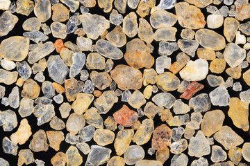 Extreme close-up of sand grains - 308817977