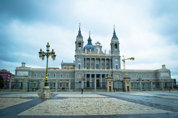 Plaza de la Armeria at the Royal Palace of Madrid.