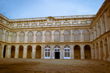 Obraz premium Royal Palace and Plaza de la Armeria. Madrid, Spain