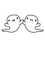 Nettes Geister Team cartoon 