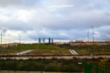 Streets of Madrid, Spain.