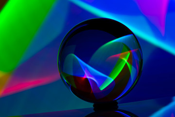 beautiful lightpainting - real photo, no illustration