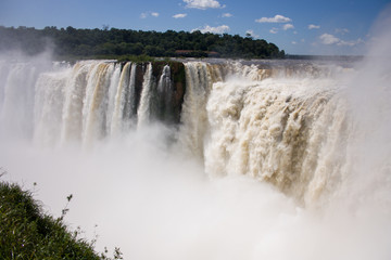 View of the Iguazu Falls, Argentina