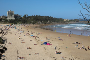 Fototapeta na wymiar Manly Beach in Sydney, New South Wales Australia