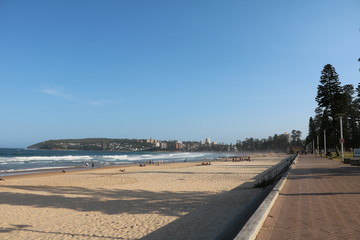 Manly Beach in Sydney, New South Wales Australia