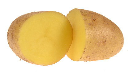 potato isolated on white background