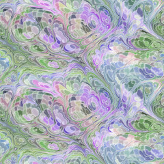 PURPLE GREEN MARBLEIZED SEAMLESS TILE with interesting cells