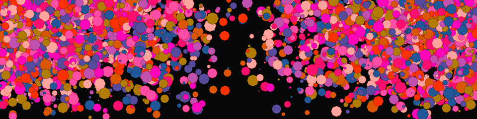 Colorful Universe Distribution Computational Generative Art background illustration