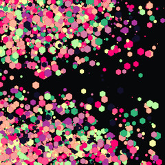 Colorful Universe Distribution Computational Generative Art background illustration