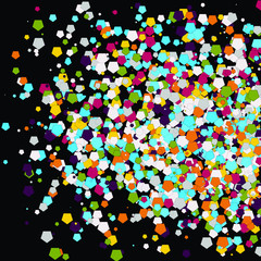 Colorful Universe Distribution Computational Generative Art background illustration