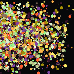 Colorful Universe Distribution Computational Generative Art background illustration