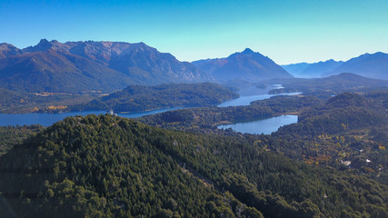 Lake and mountains 