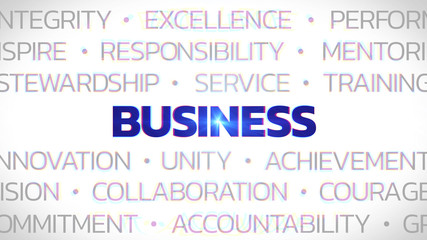 Business - Highlighted Concept Buzzwords