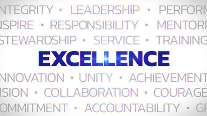 Excellence - Highlighted Concept Buzzwords