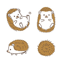 ハリネズミのイラスト